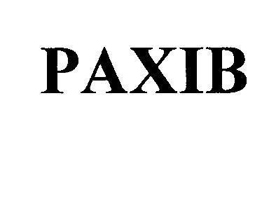 Mẫu nhãn hiệu PAXIB