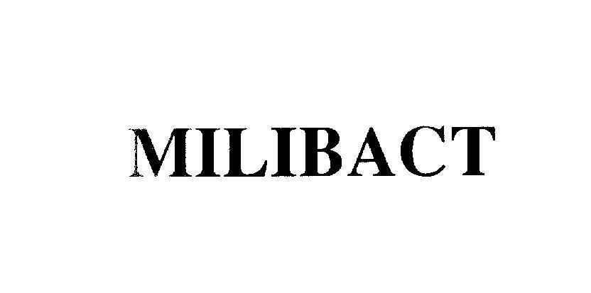 Mẫu nhãn hiệu MILIBACT