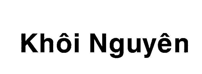 Mẫu nhãn hiệu Khôi Nguyên