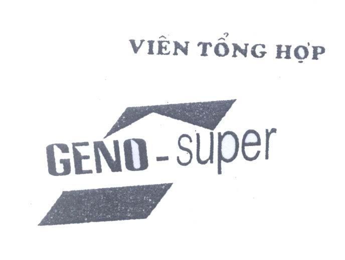 Mẫu nhãn hiệu GENO - SUPER Viên Tổng Hợp