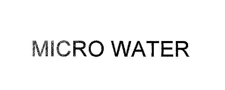 Mẫu nhãn hiệu MICRO WATER