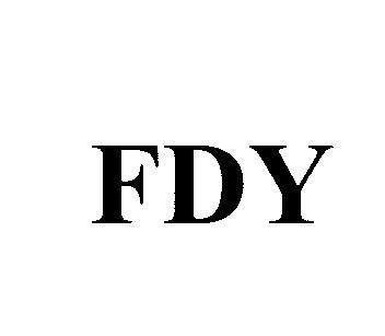 Mẫu nhãn hiệu FDY