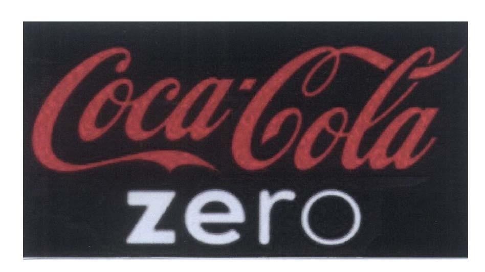 Mẫu nhãn hiệu Coca Cola zero