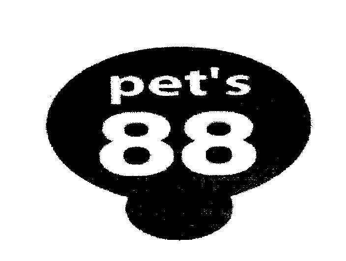 Mẫu nhãn hiệu pet's 88