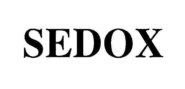 Mẫu nhãn hiệu SEDOX