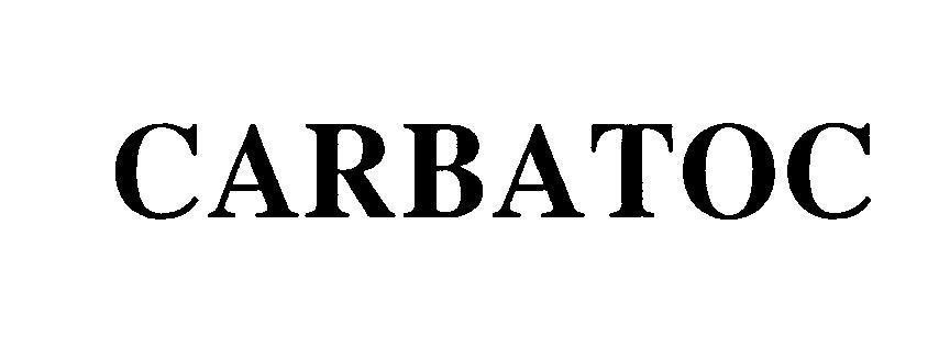 Mẫu nhãn hiệu CARBATOC