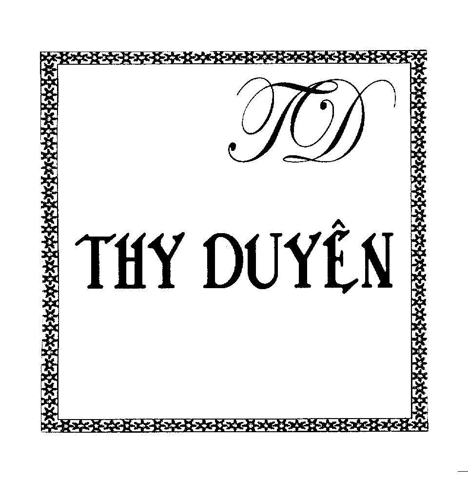 Mẫu nhãn hiệu TD THY DUYÊN