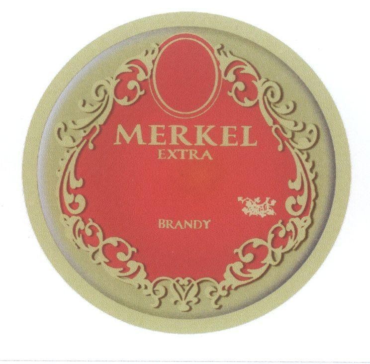 Mẫu nhãn hiệu MERKEL EXTRA BRANDY