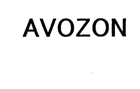 Mẫu nhãn hiệu AVOZON