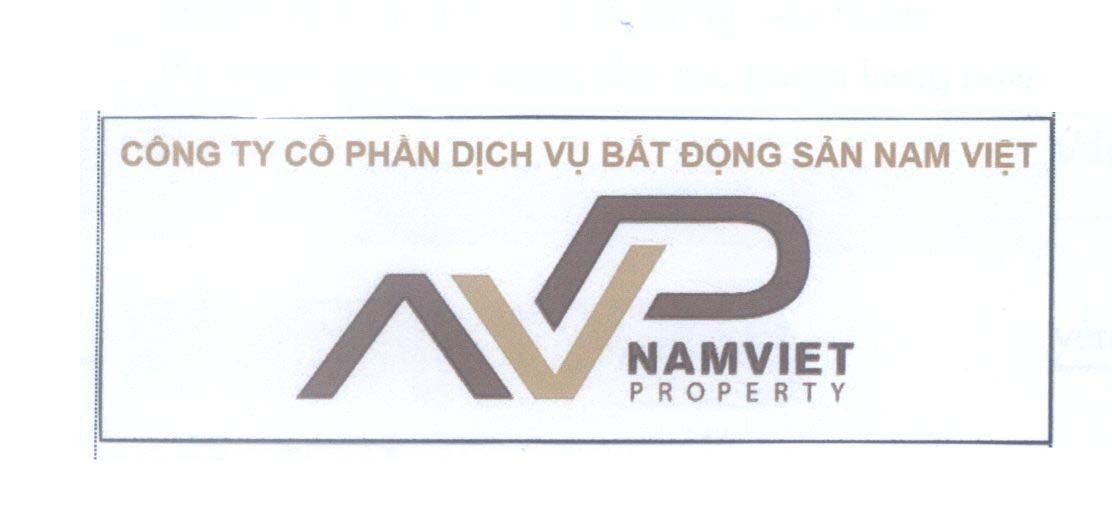 Mẫu nhãn hiệu NVP N V P NAMVIET PROPERTY Công ty cổ phần dịch vụ bất động sản Nam Việt