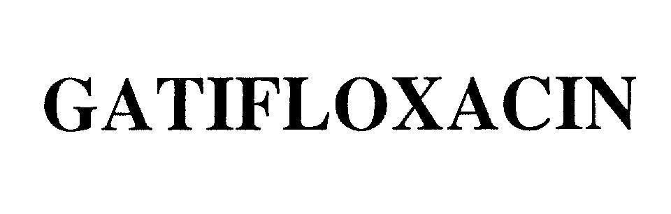 Mẫu nhãn hiệu GATIFLOXACIN
