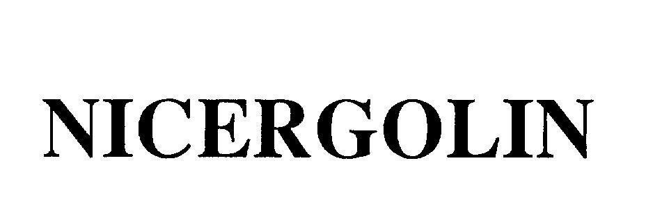 Mẫu nhãn hiệu NICERGOLIN