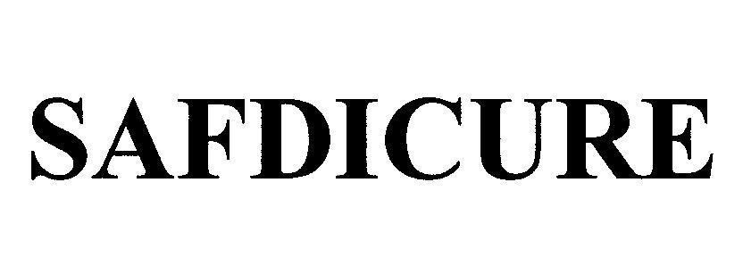 Mẫu nhãn hiệu SAFDICURE