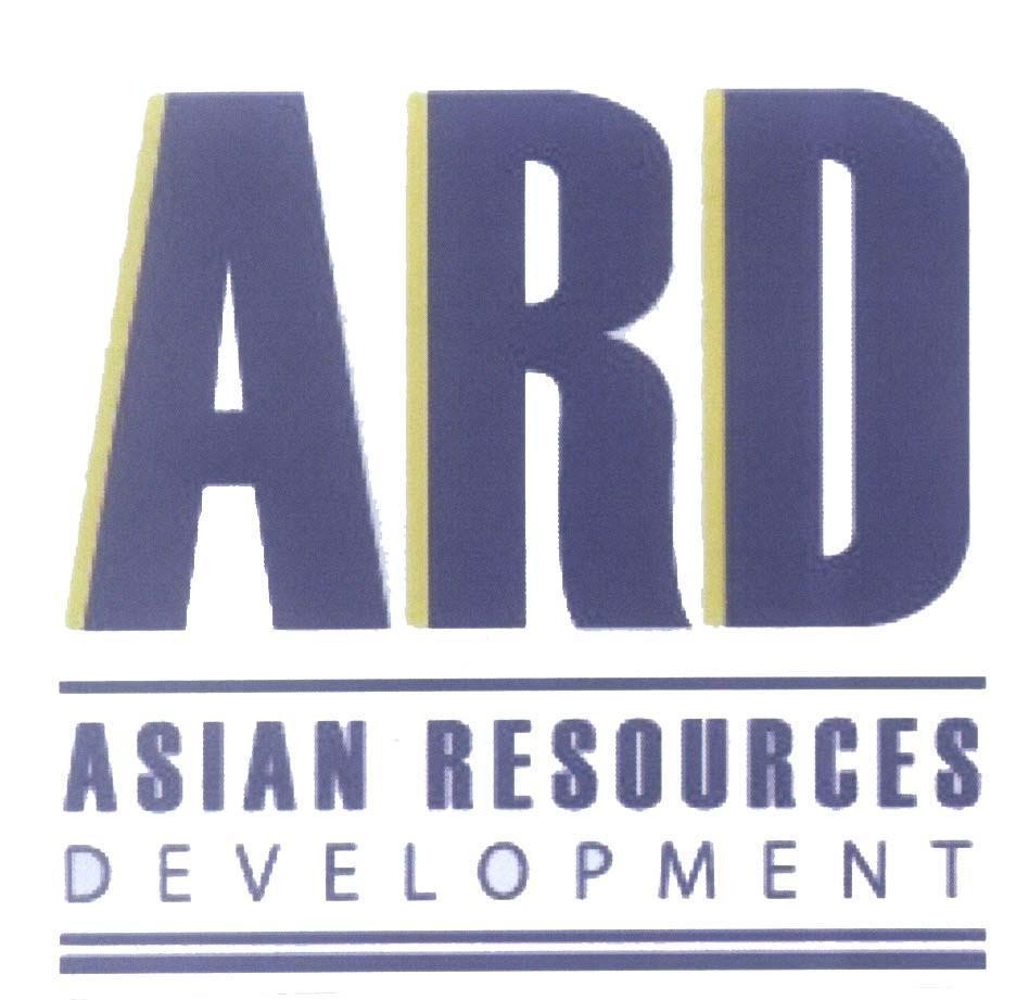 Mẫu nhãn hiệu ARD ASIAN RESOURCES DEVELOPMENT