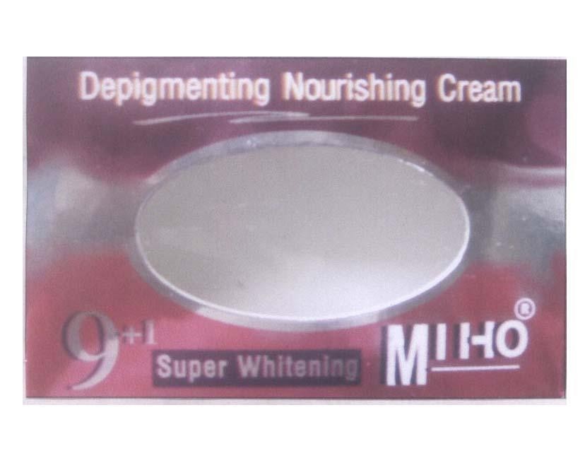 Mẫu nhãn hiệu MIHO Depigmenting Nourishing Cream 9+1 Super Whitening