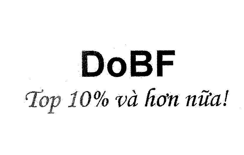 Mẫu nhãn hiệu DoBF Top 10% và hơn nữa!