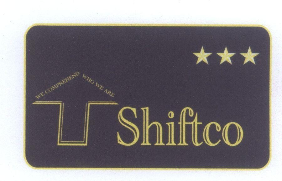 Mẫu nhãn hiệu Shiftco WE COMPREHEND WHO WE ARE