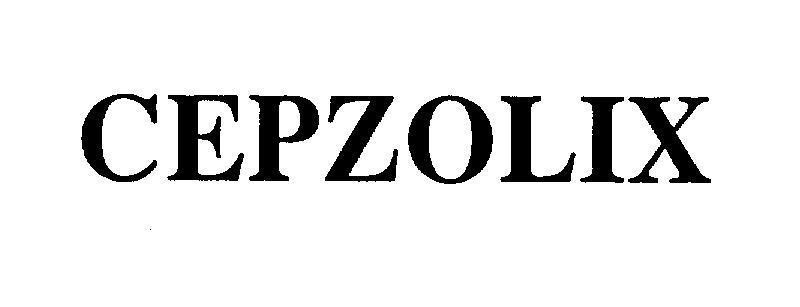 Mẫu nhãn hiệu CEPZOLIX