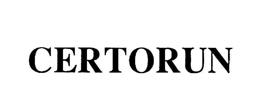 Mẫu nhãn hiệu CERTORUN