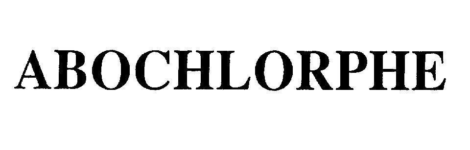 Mẫu nhãn hiệu ABOCHLORPHE