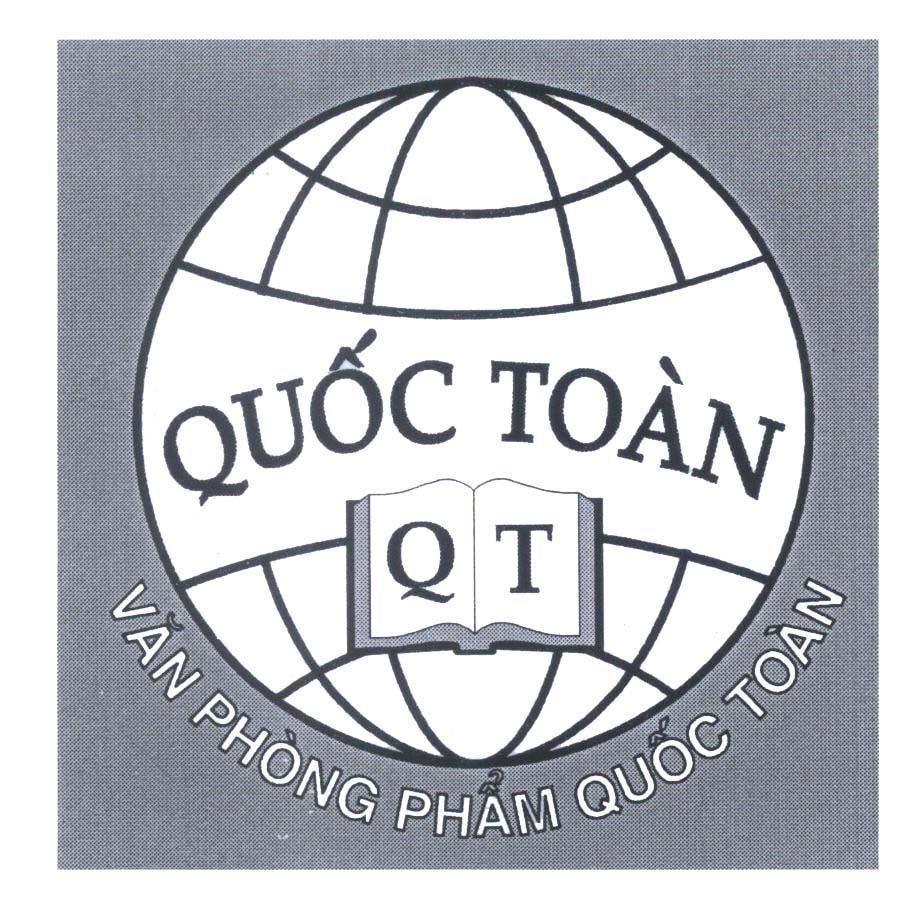 Mẫu nhãn hiệu Quốc Toàn QT Văn Phòng Phẩm Quốc Toàn