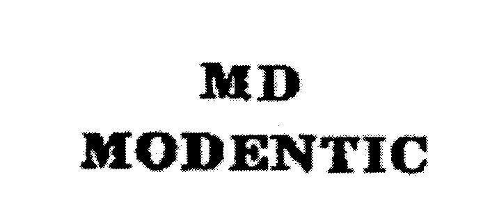 Mẫu nhãn hiệu MD MODENTIC