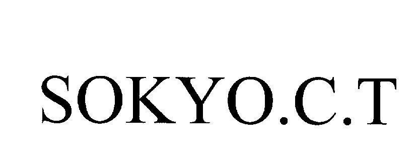 Mẫu nhãn hiệu SOKYO.C.T