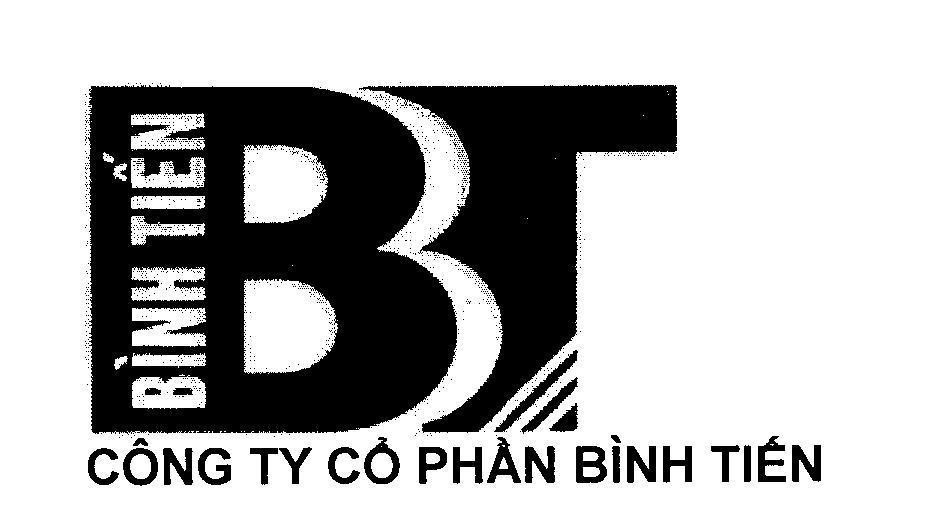 Mẫu nhãn hiệu BT B T Bình Tiến Công Ty Cổ Phần Bình Tiến