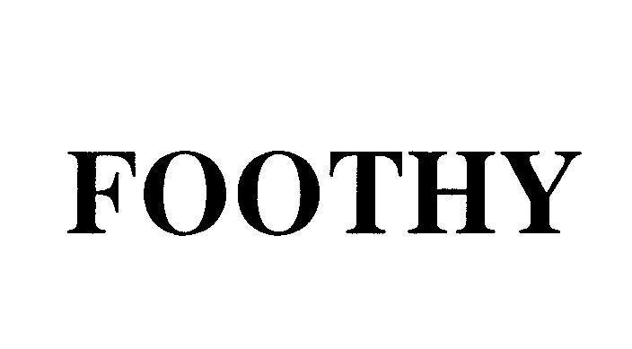 Mẫu nhãn hiệu FOOTHY