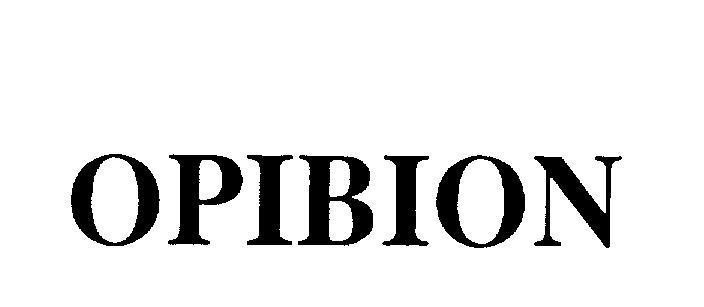 Mẫu nhãn hiệu OPIBION