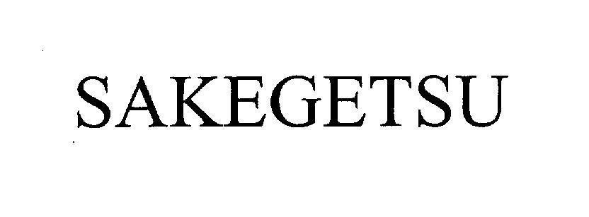 Mẫu nhãn hiệu SAKEGETSU