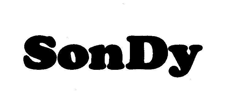Mẫu nhãn hiệu SonDy