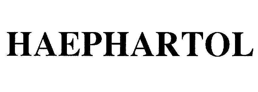 Mẫu nhãn hiệu HAEPHARTOL