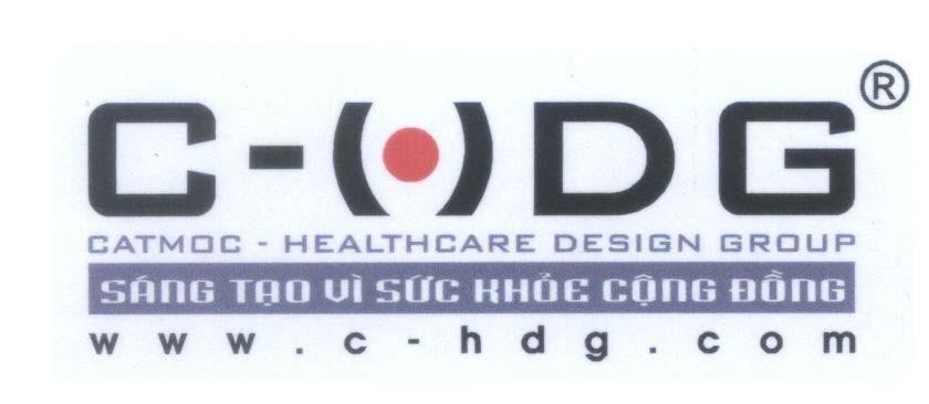 Mẫu nhãn hiệu C-HDG CATMOC - HEALTHCARE DESIGN GROUP Sáng tạo vì sức khoẻ cộng đồng www.c-hdg.com