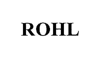 Mẫu nhãn hiệu ROHL