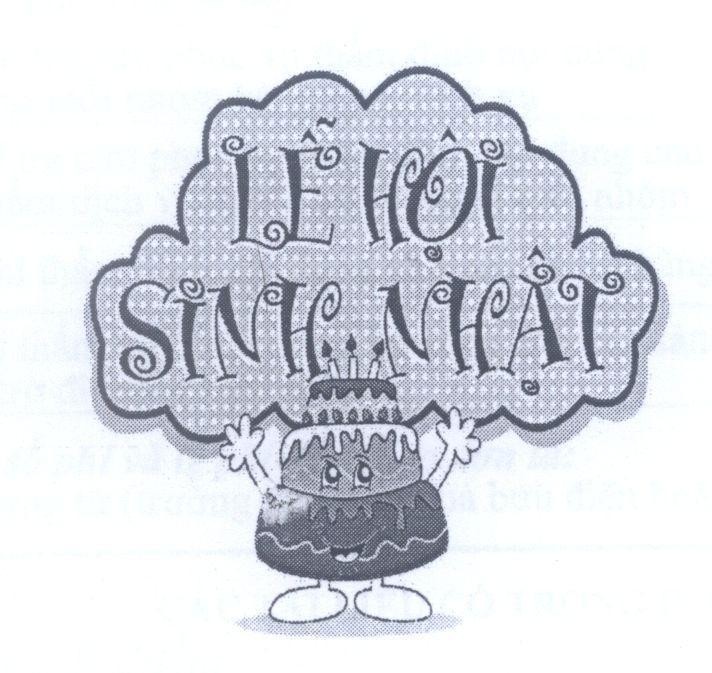 Mẫu nhãn hiệu Lễ Hội Sinh Nhật