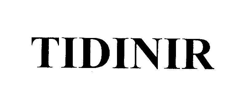 Mẫu nhãn hiệu TIDINIR
