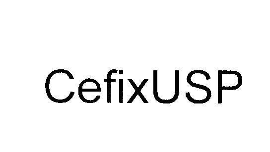Mẫu nhãn hiệu CefixUSP