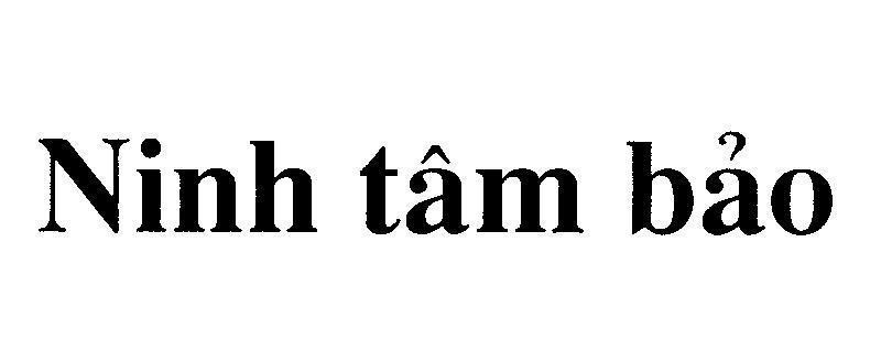 Mẫu nhãn hiệu Ninh tâm bảo