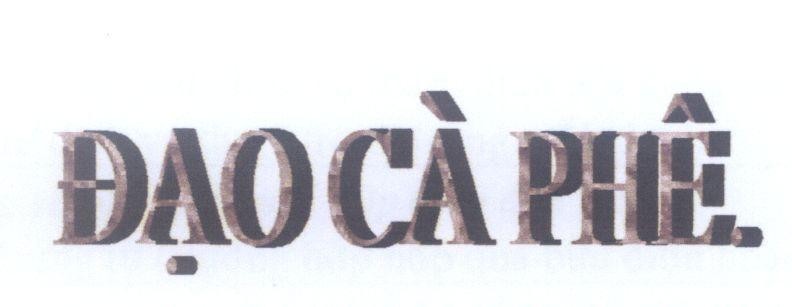 Mẫu nhãn hiệu Đạo Cà Phê.