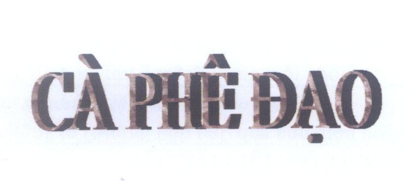 Mẫu nhãn hiệu Cà Phê Đạo