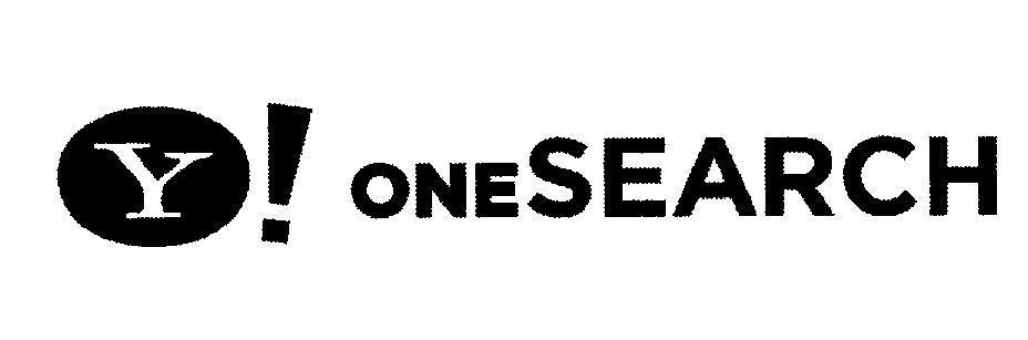 Mẫu nhãn hiệu Y ! ONESEARCH