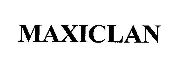 Mẫu nhãn hiệu MAXICLAN