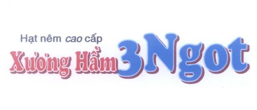 Mẫu nhãn hiệu Hạt nêm cao cấp Xương Hầm 3Ngot