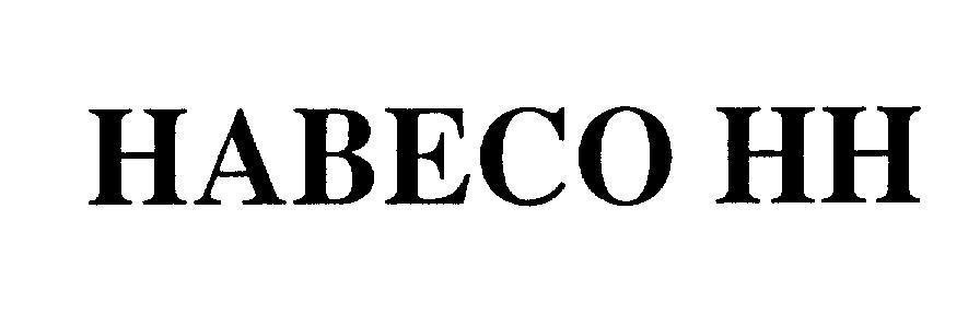Mẫu nhãn hiệu HABECO HH