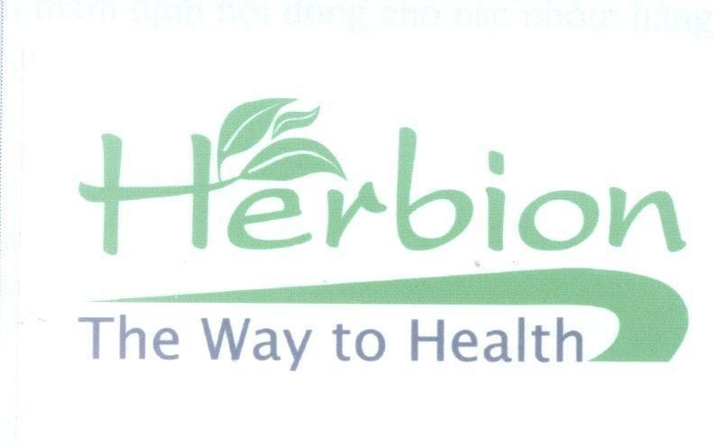 Mẫu nhãn hiệu Herbion The Way to Health
