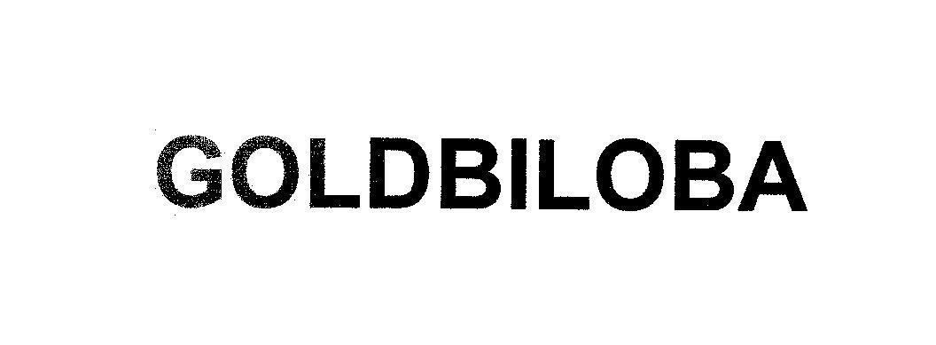 Mẫu nhãn hiệu GOLDBILOBA