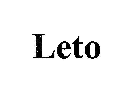 Mẫu nhãn hiệu Leto