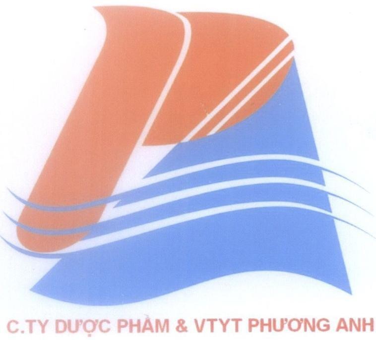 Mẫu nhãn hiệu PA C.TY Dược Phẩm & VTYT Phương Anh