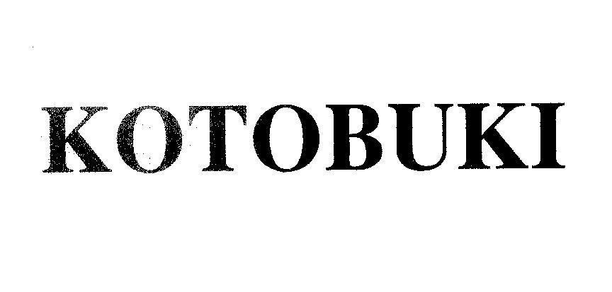 Mẫu nhãn hiệu KOTOBUKI